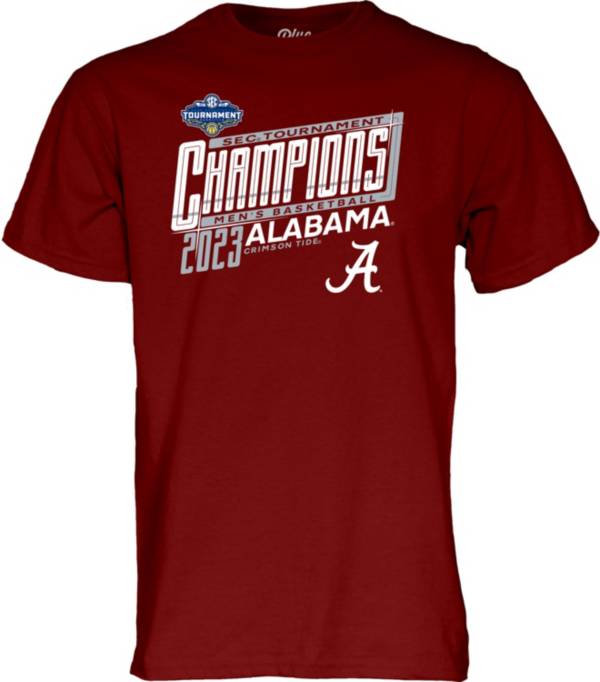 Blue 84 Alabama Crimson Tide 2023 Men's Basketball SEC Conference Champions Locker Room T-Shirt product image