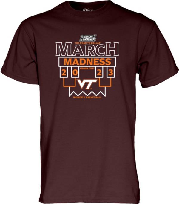 Blue 84 Virginia Tech Hokies 2023 Women's Basketball March Madness T-Shirt product image