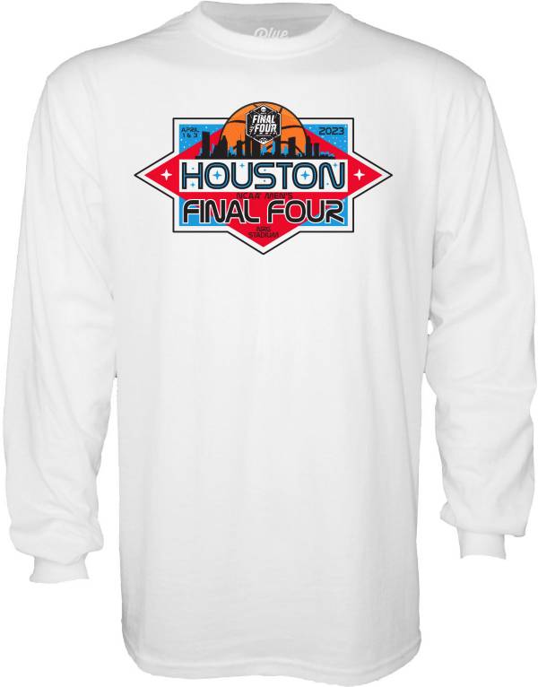 Blue 84 Men's 2023 NCAA Men's Basketball Final Four White Long Sleeve T-Shirt product image