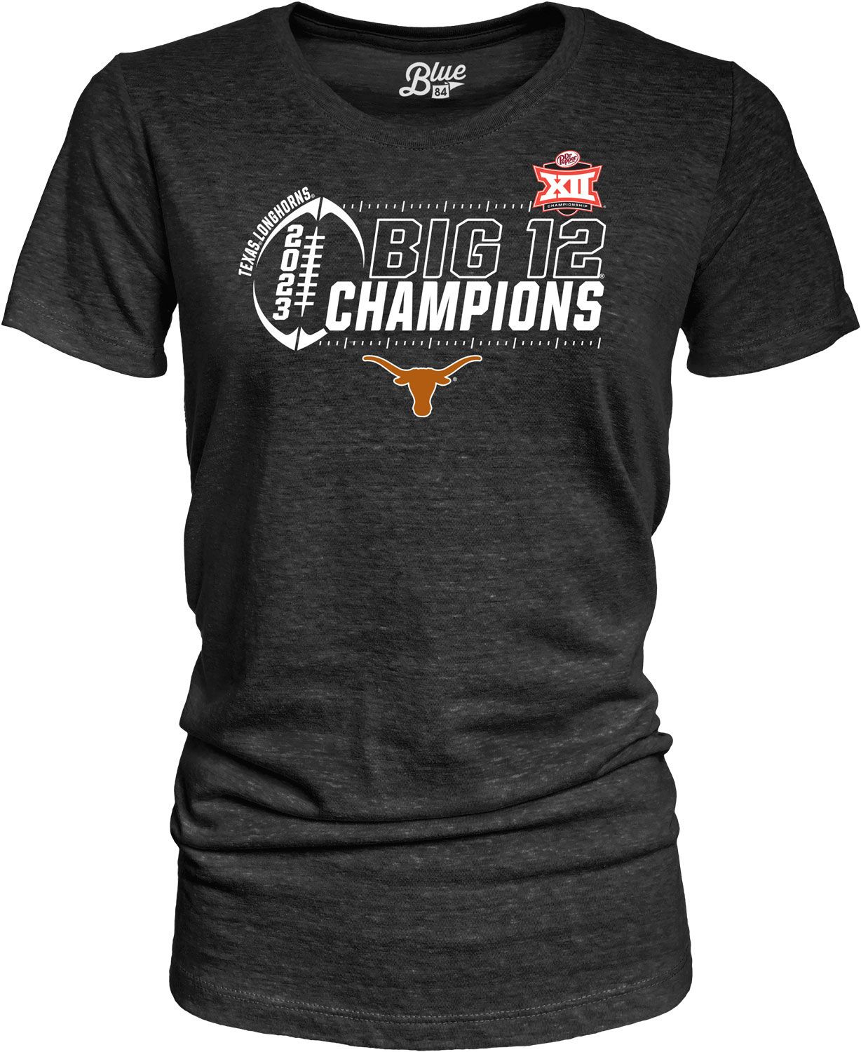 Blue 84 Women's Texas Longhorns 2023 Big 12 Champions T-Shirt