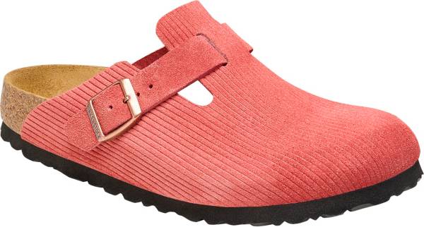 Birkenstock Women's Boston Suede Embossed Clogs