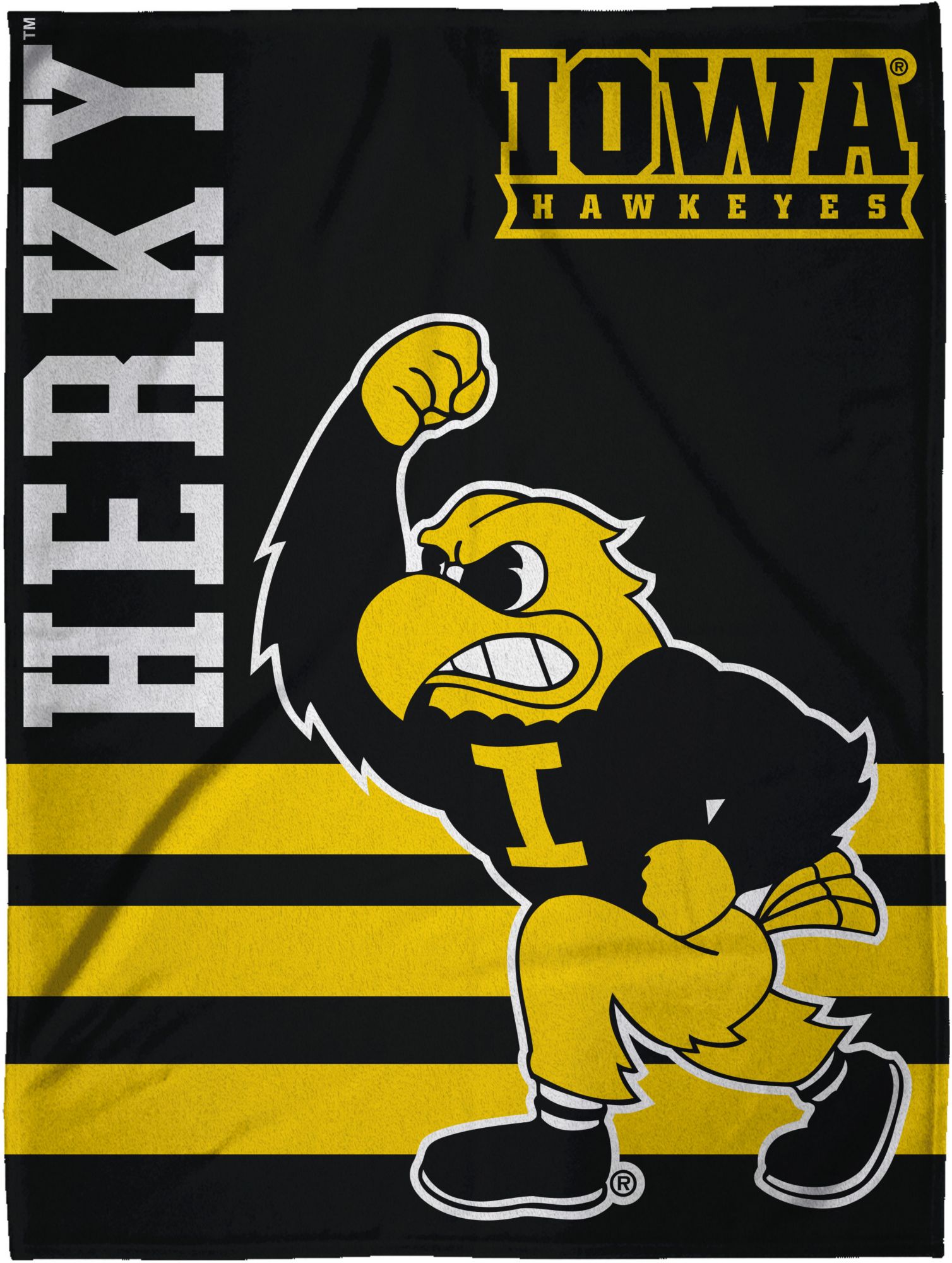 Uncanny Brands Iowa Hawkeyes Blanket product image
