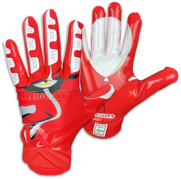 Tackified cheap football gloves