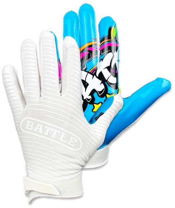 Battle Sports Receivers Youth Ultra-Stick Football Gloves