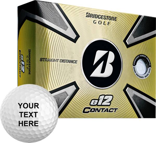 Bridgestone 2023 e12 Contact Personalized Golf Balls Golf Galaxy