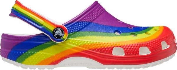 Tie dye rainbow on sale crocs