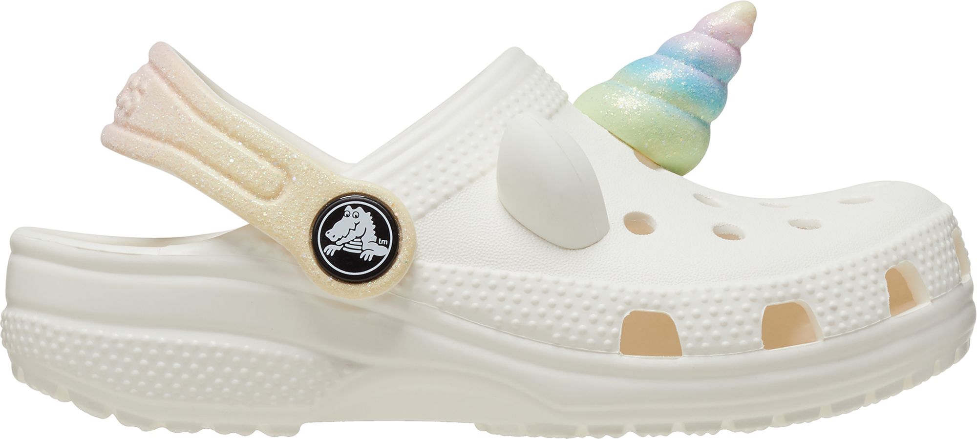 Crocs Toddler Classic IAM Rainbow Unicorn Clogs product image