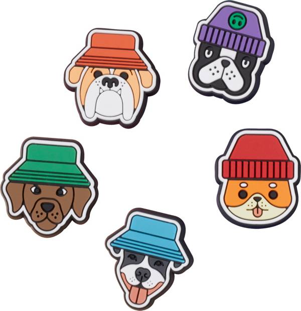 Crocs Jibbitz Dogs In Hats 5 Pack Dick's Sporting Goods