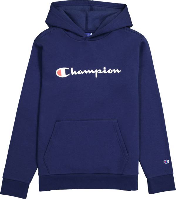 Dark blue best sale champion hoodie