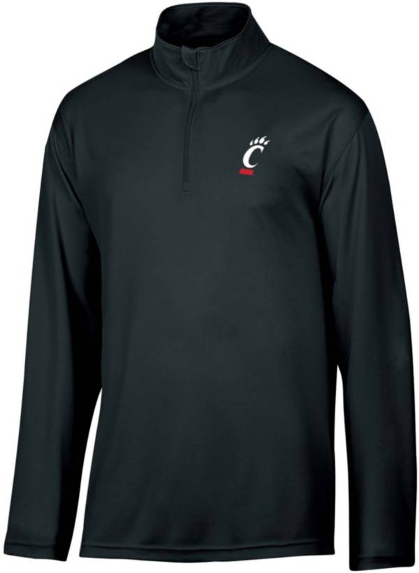 Champion Men's Cincinnati Bearcats Black 1/4 Zip Pullover Shirt | Dick ...