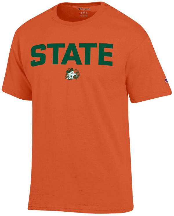 Men's Champion Gray Colorado State Rams Football Jersey T-Shirt