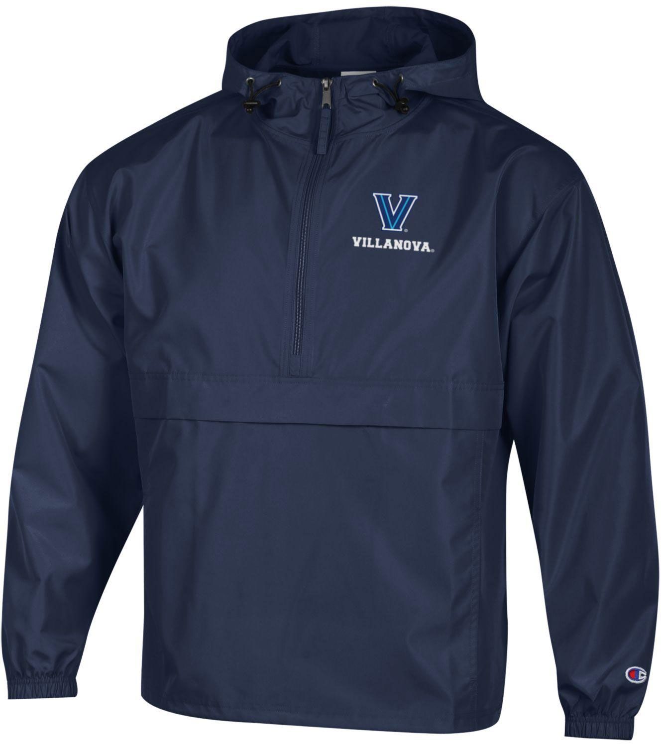 Champion Men's Villanova Wildcats Navy Packable 1/4 Zip Pullover Jacket product image