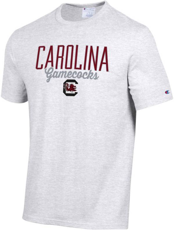 Champion Men's South Carolina Gamecocks Grey Vintage Jersey T-Shirt ...