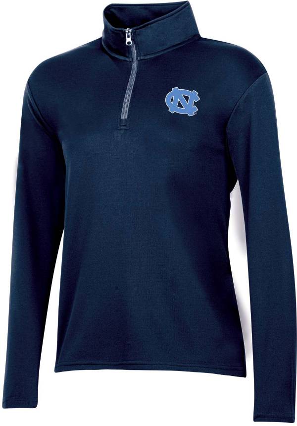 Men's Champion Navy North Carolina Tar Heels Baseball Stack Pullover Hoodie