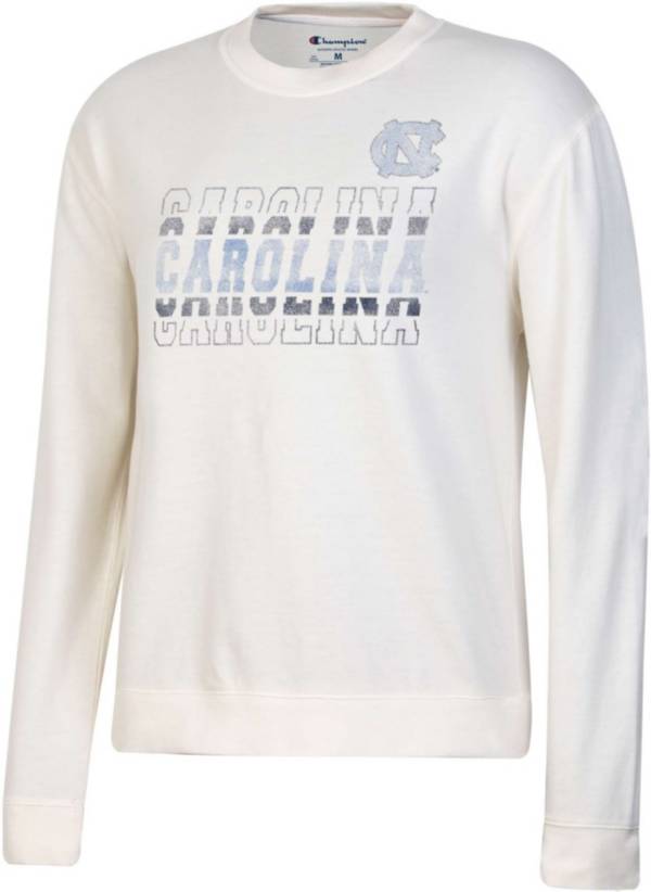 Champion Women's North Carolina Tar Heels Off White Crewneck Sweatshirt product image