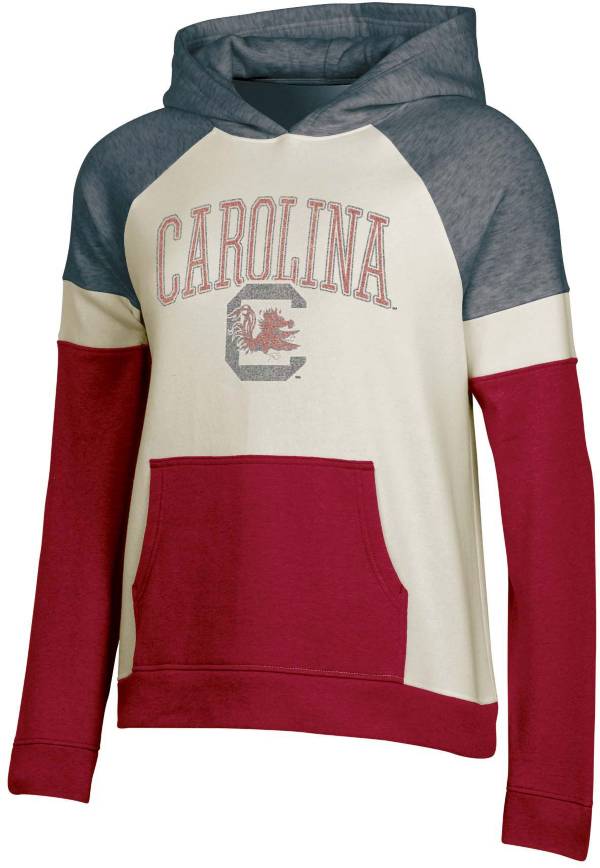 Champion Women's South Carolina Gamecocks Color Blocked Pullover Hoodie, Medium, Team