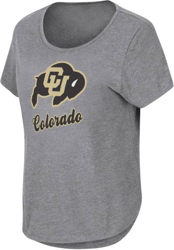 Colosseum Women's Colorado Buffaloes White Cropped Jersey