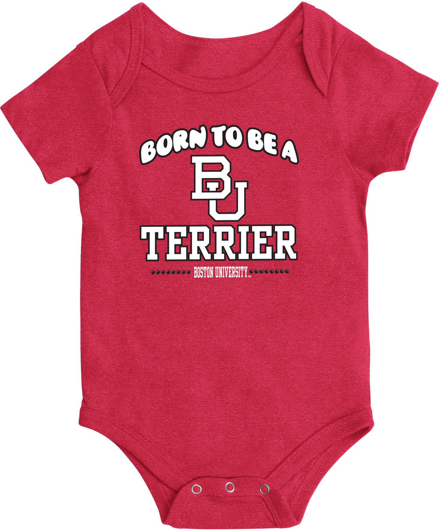 Colosseum Infant Boston Terriers Red Big Fan Romper