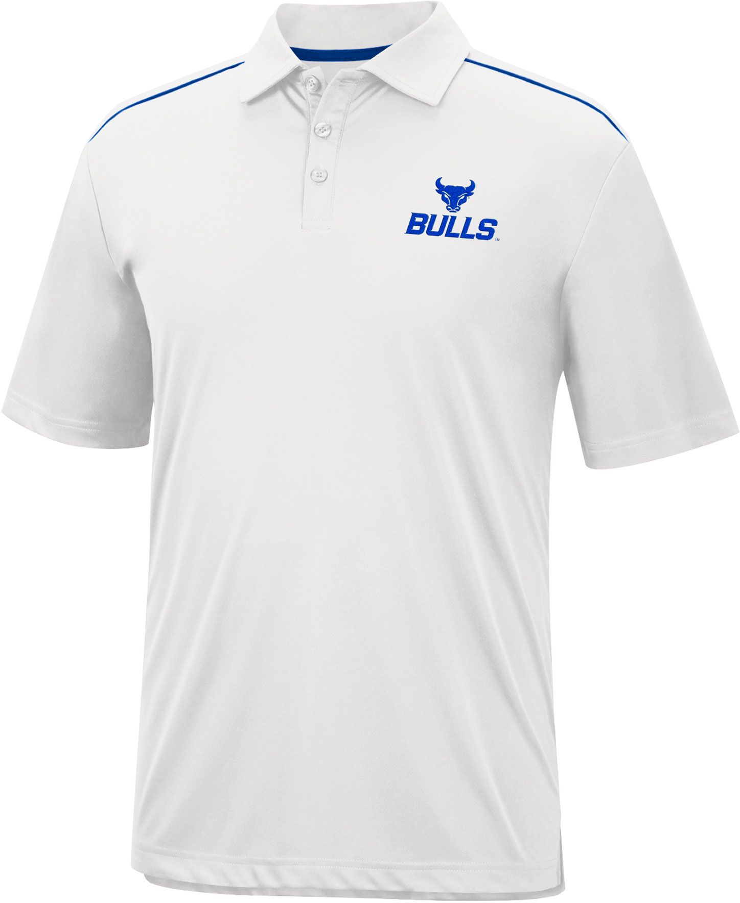 Colosseum Men's Buffalo Bulls White Polo