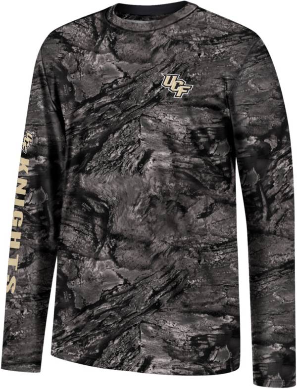 Colosseum Men's UCF Knights Charcoal Realtree Gulf Stream Long Sleeve T-Shirt product image