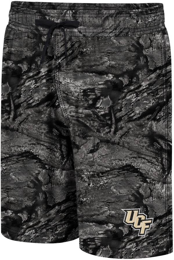 Colosseum Men's UCF Knights Charcoal Realtree Ohana Swim Trunks product image