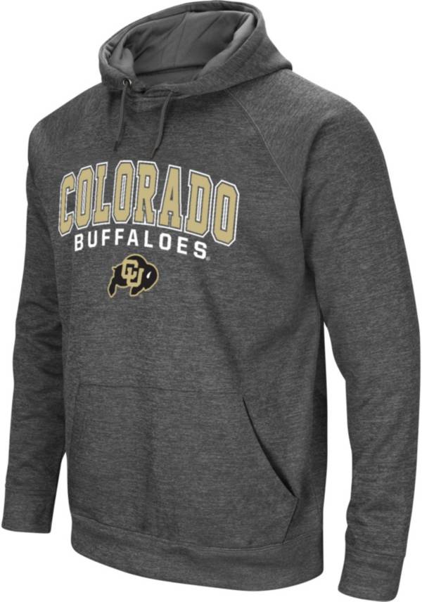 Colosseum Men's Colorado Buffaloes Grey Pullover Hoodie product image
