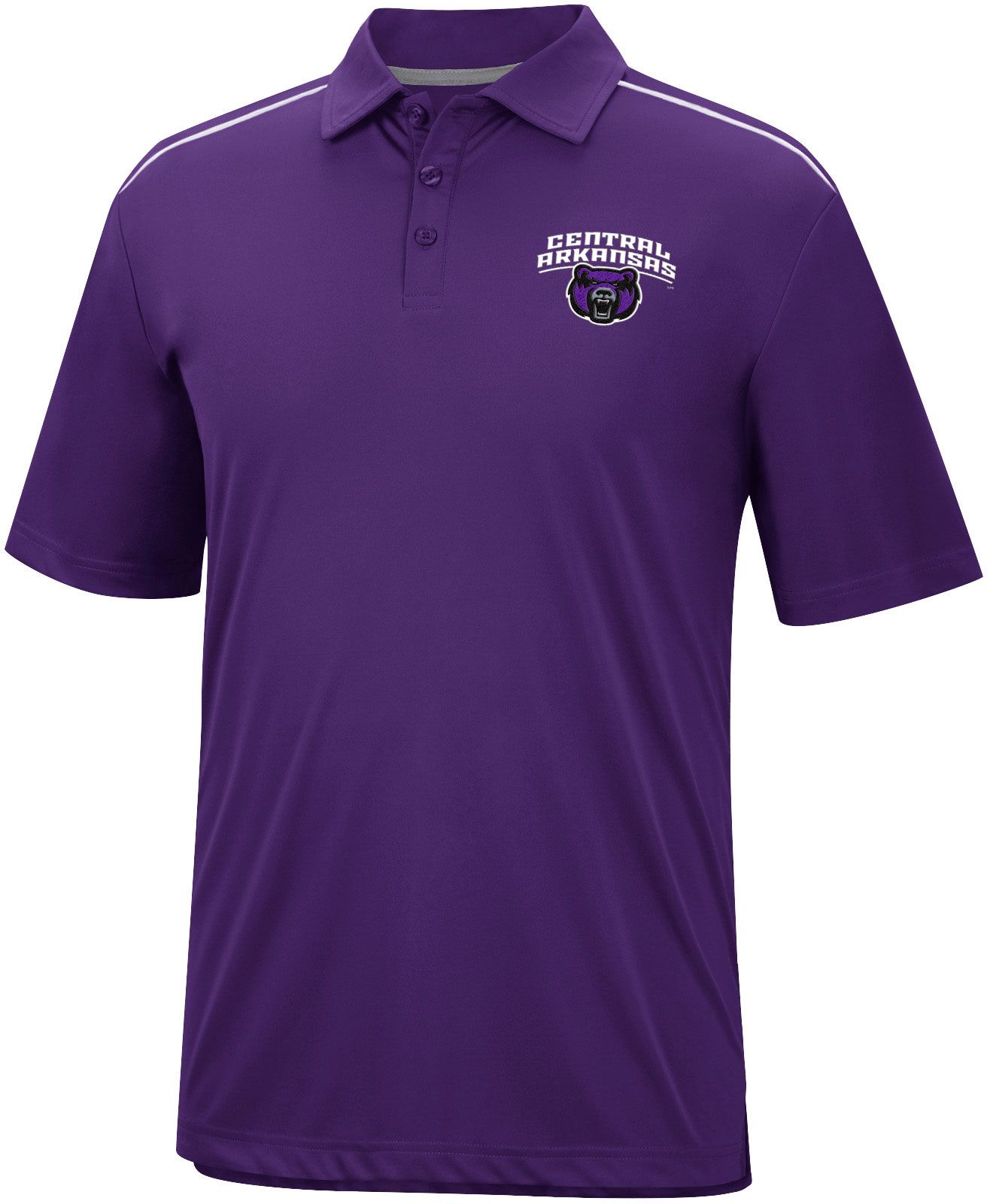 Colosseum Men's Central Arkansas Bears Purple Polo