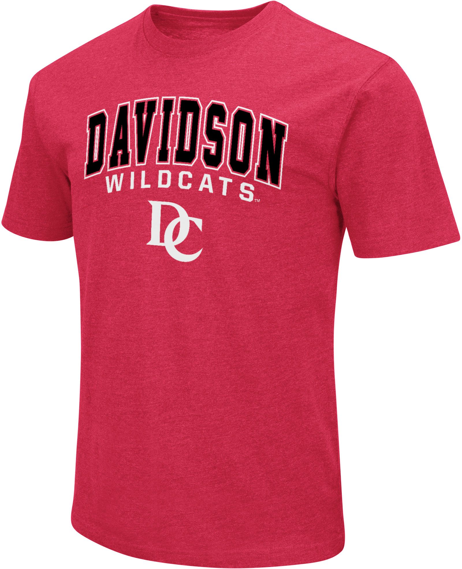 Colosseum Men's Davidson Wildcats Red Playbook T-Shirt