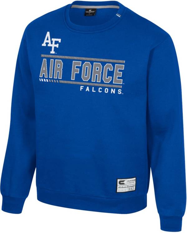 Colosseum Men s Air Force Falcons Blue I ll Be Back Crewneck