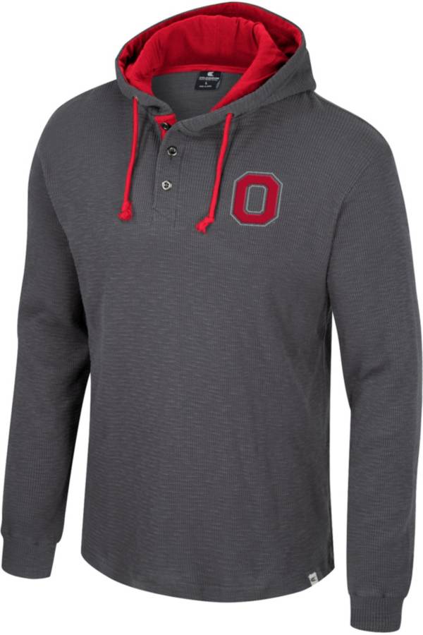 Colosseum Men's Ohio State Buckeyes Grey Hoodie