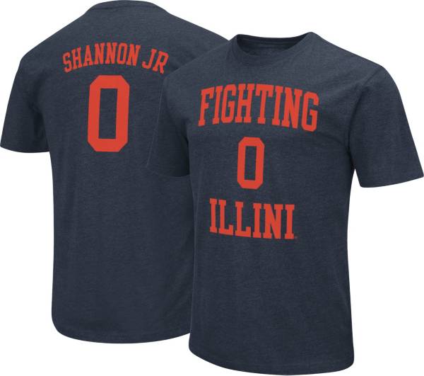Colosseum Men's Illinois Fighting Illini Terrence Shannon Jr. #0 Blue T-Shirt product image