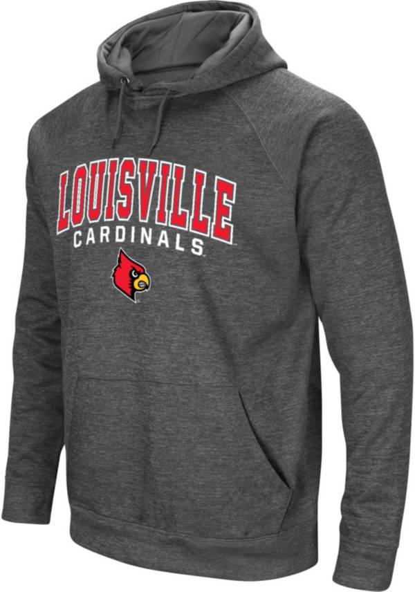 Louisville Cardinals Black Hoodie Mens S Hooded Pullover
