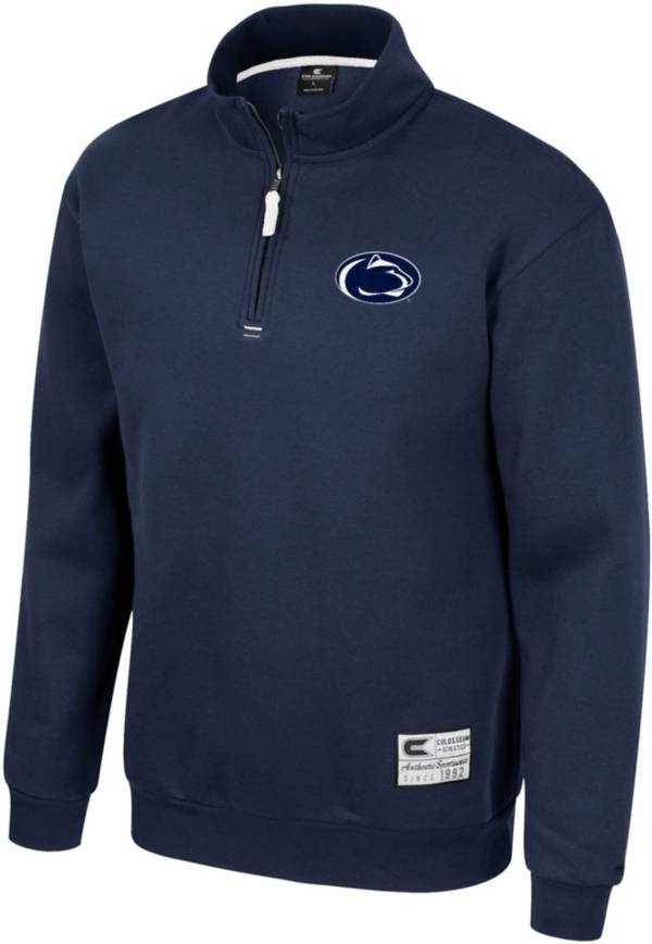 Colosseum Men's Penn State Nittany Lions Blue I'll Be Back 1/4 Zip ...