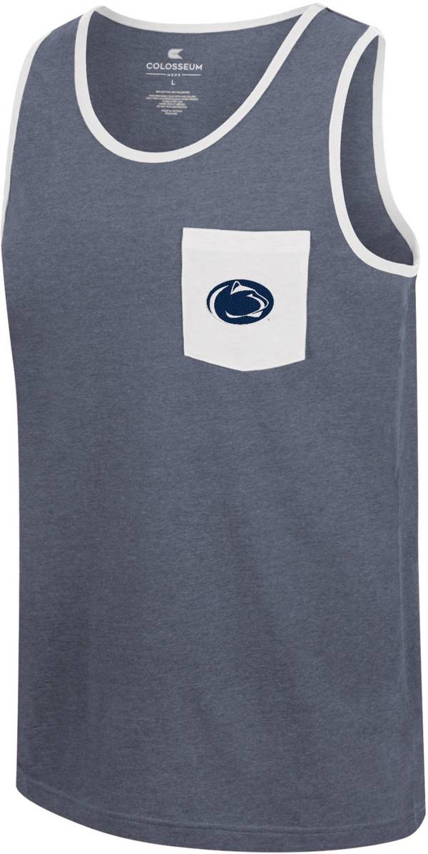 Colosseum Men's Penn State Nittany Lions Blue Rothenstein Pocket Tank Top product image