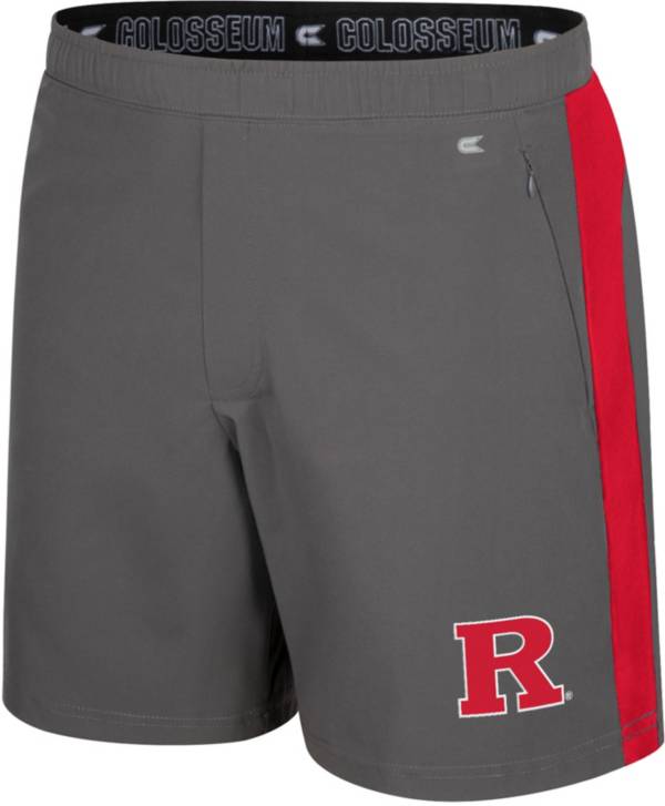 Colosseum Men's Rutgers Scarlet Knights Grey Top-Dead-Center Shorts product image