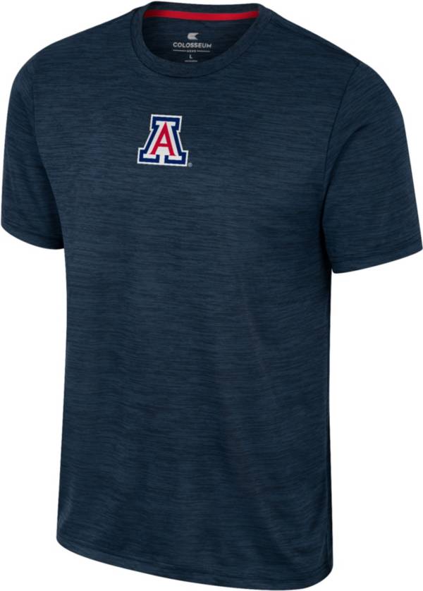 Colosseum Men's Arizona Wildcats Navy Positraction T-Shirt product image