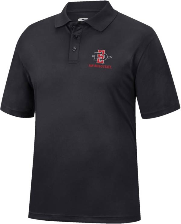 Colosseum Men's San Diego State Aztecs Black Stance Polo product image
