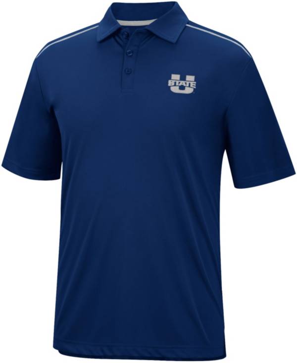 Colosseum Men's Utah State Aggies Blue Polo product image