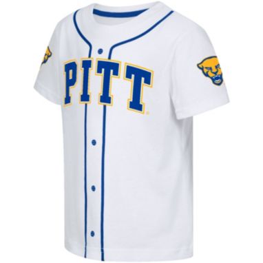 sorry, Colosseum Toddler Pitt Panthers White Baseball Jersey T-Shirt is currently out of stock