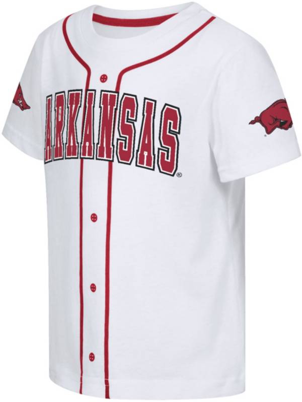 Unisex ProSphere White Arkansas Razorbacks NIL Pick-A-Player Baseball Jersey