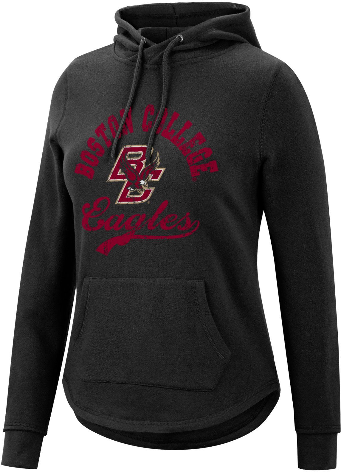 Colosseum Women's Boston College Eagles Black Pullover Hoodie