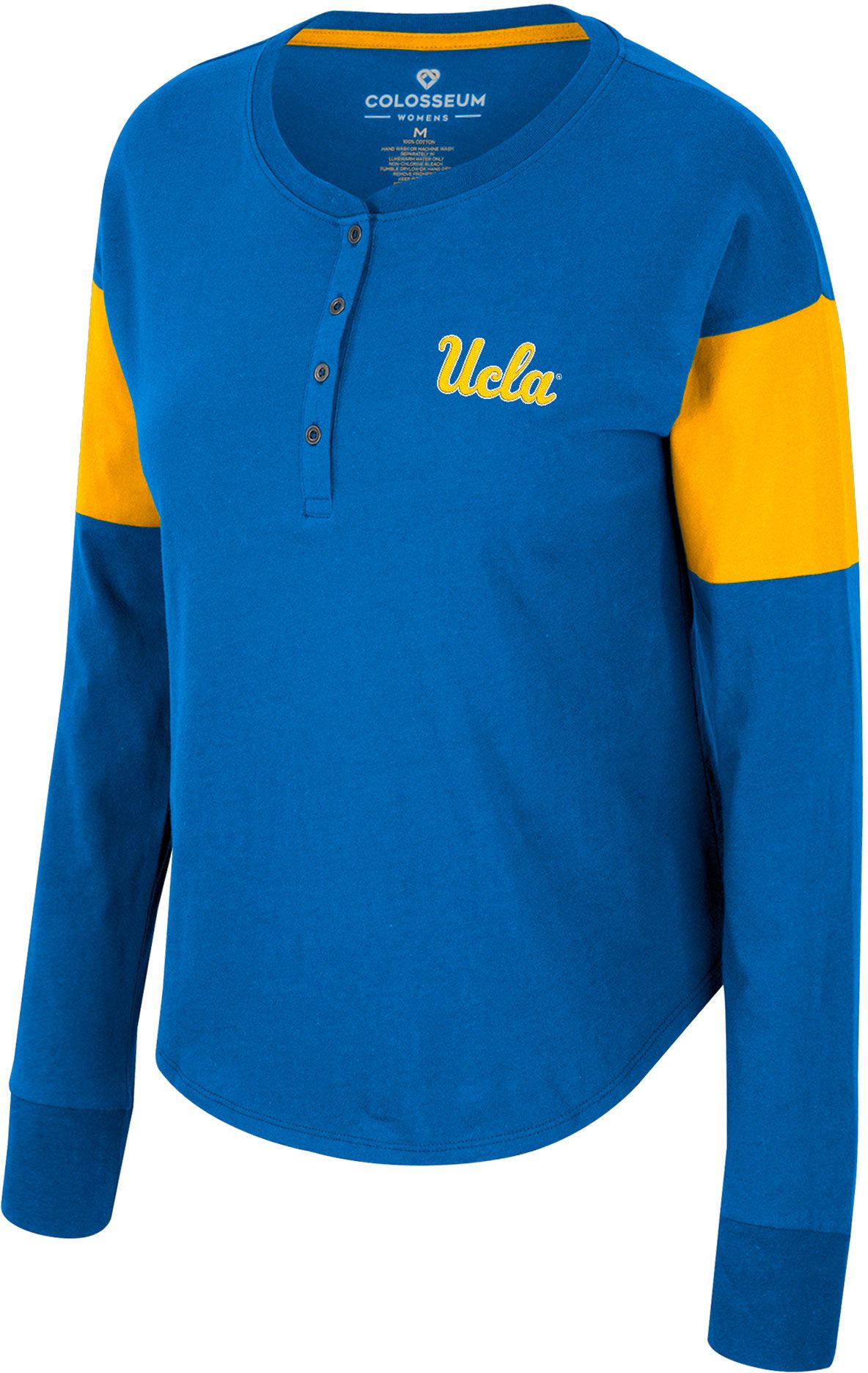 Colosseum Women's UCLA Bruins True Blue Henley Long Sleeve T-Shirt