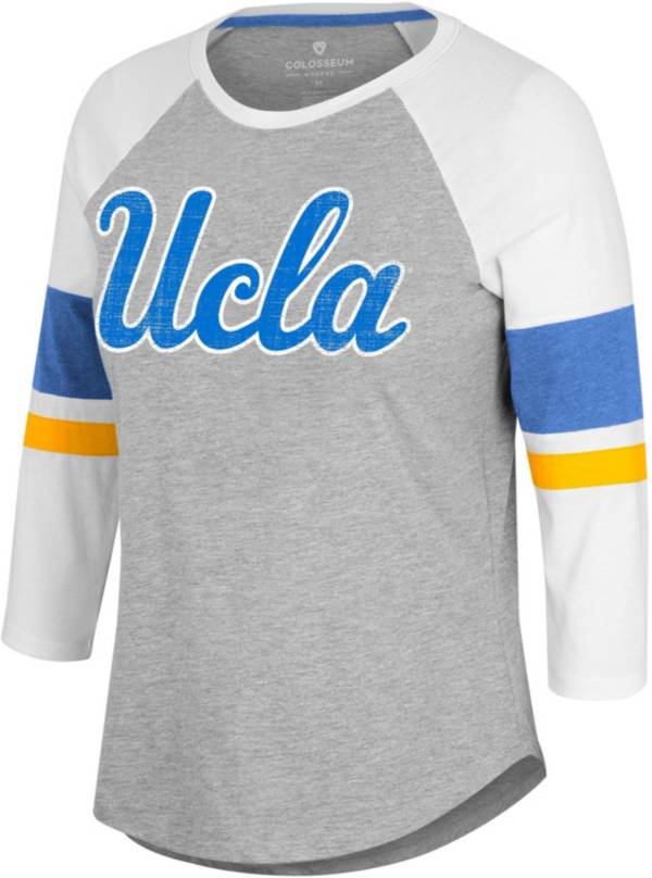 Colosseum Women's UCLA Bruins Grey Softball 3/4 Sleeve T-Shirt product image