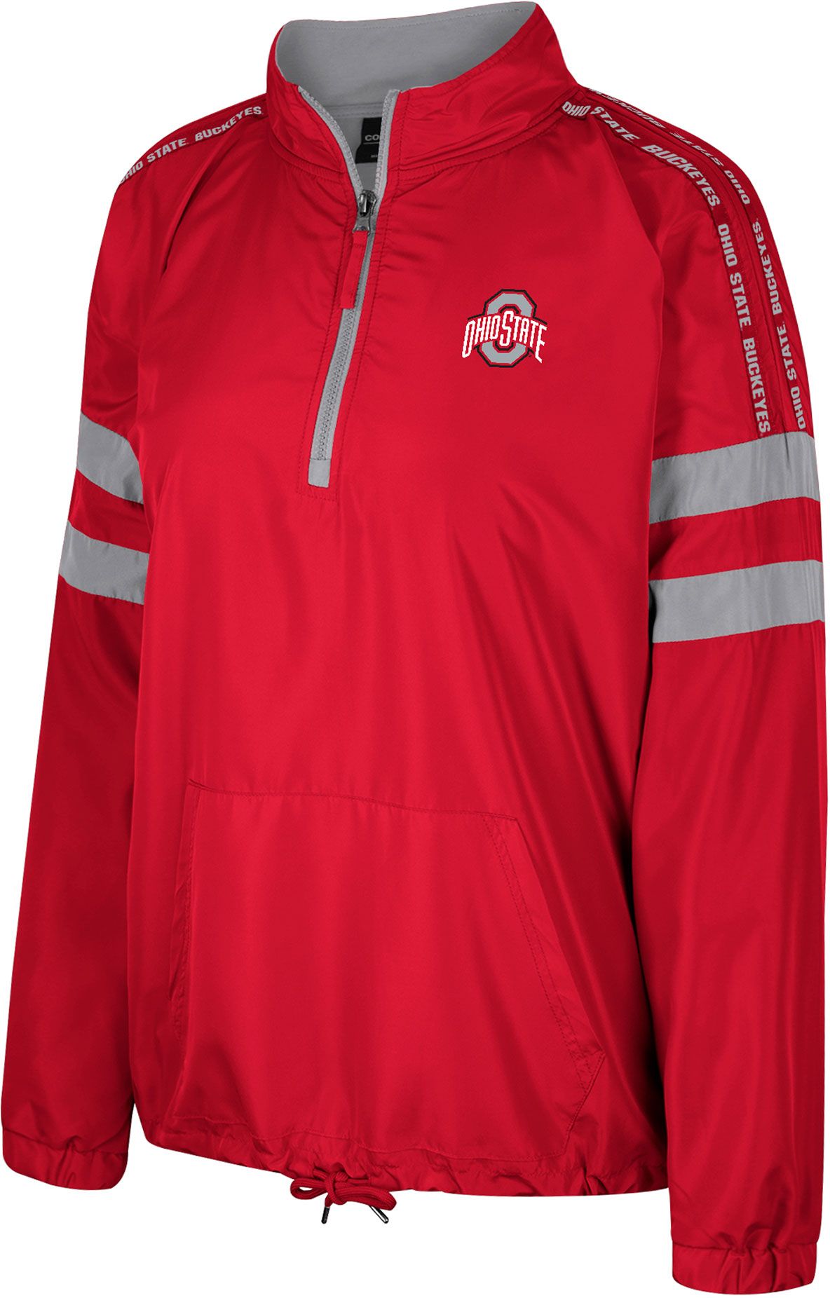 Colosseum Women's Ohio State Buckeyes Scarlet Make a Statement 1/4 Zip Pullover product image