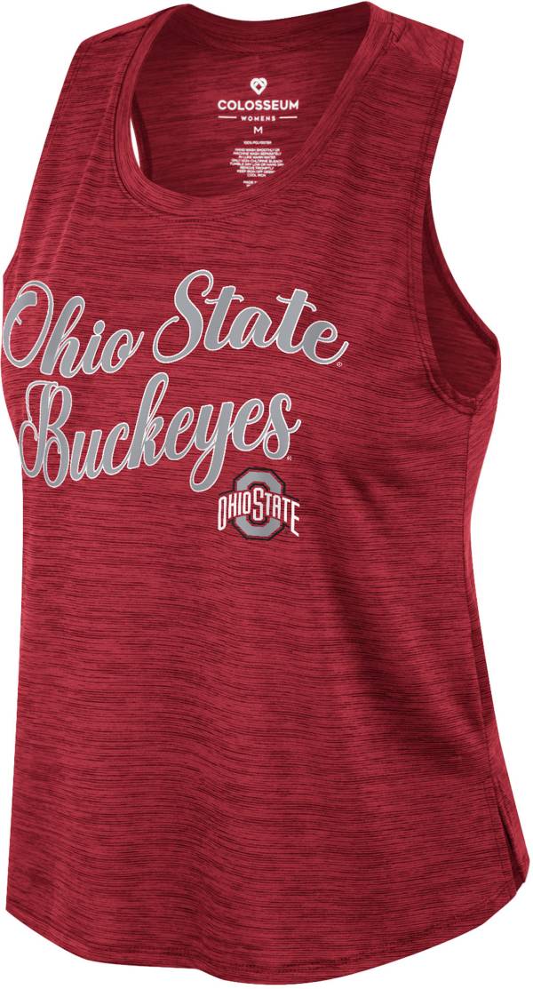 Colosseum Women's Ohio State Buckeyes Scarlet Pull the Switch Tank Top product image
