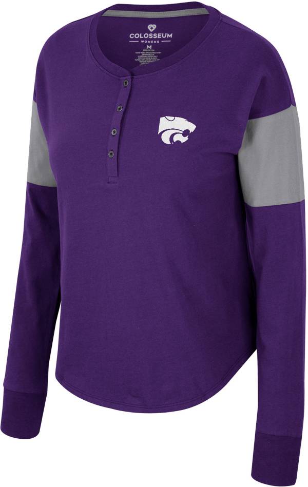 K-State Wildcats Purple Football Long Sleeve T Shirt