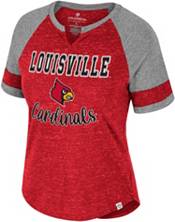 Colosseum LADIES Louisville Cardinals Red Pullover Fleece NCAA