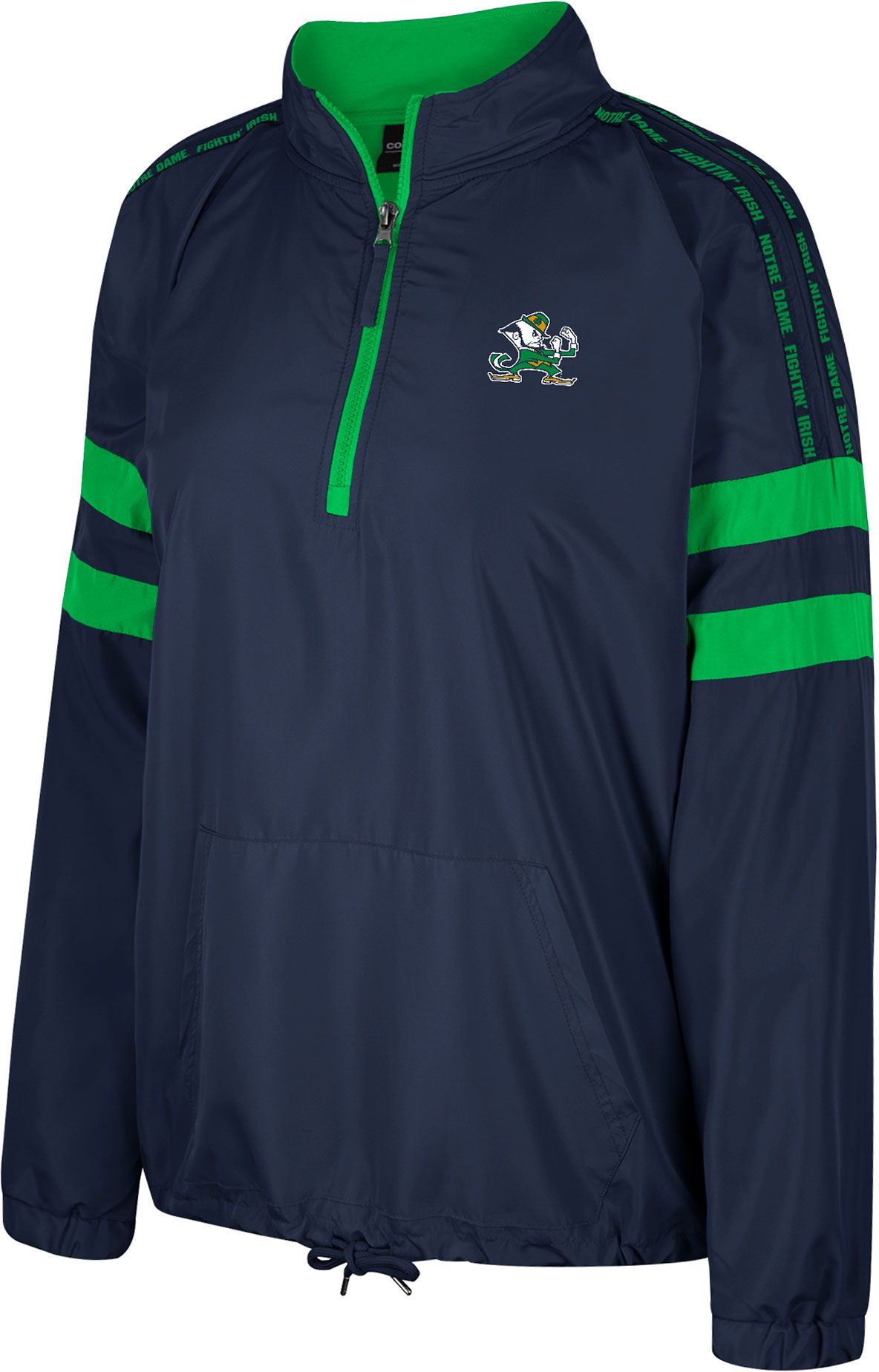 Colosseum Women's Notre Dame Fighting Irish Navy Make a Statement 1/4 Zip Pullover product image