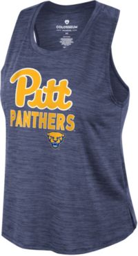 Colosseum Women's Pitt Panthers White Cropped Jersey, XL