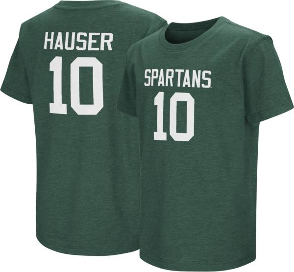 Colosseum Youth Michigan State Spartans Joey Hauser #10 Green T-Shirt product image